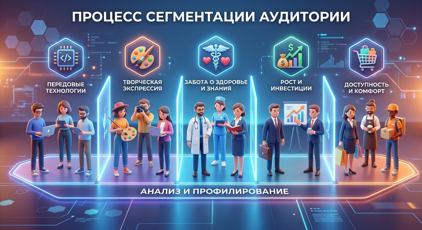 Сегментация целевой аудитории для стратегии продвижения