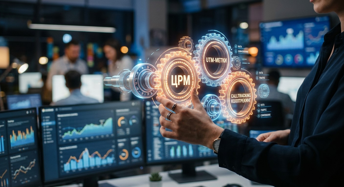 CRM, коллтрекинг и другие компоненты сквозной аналитики