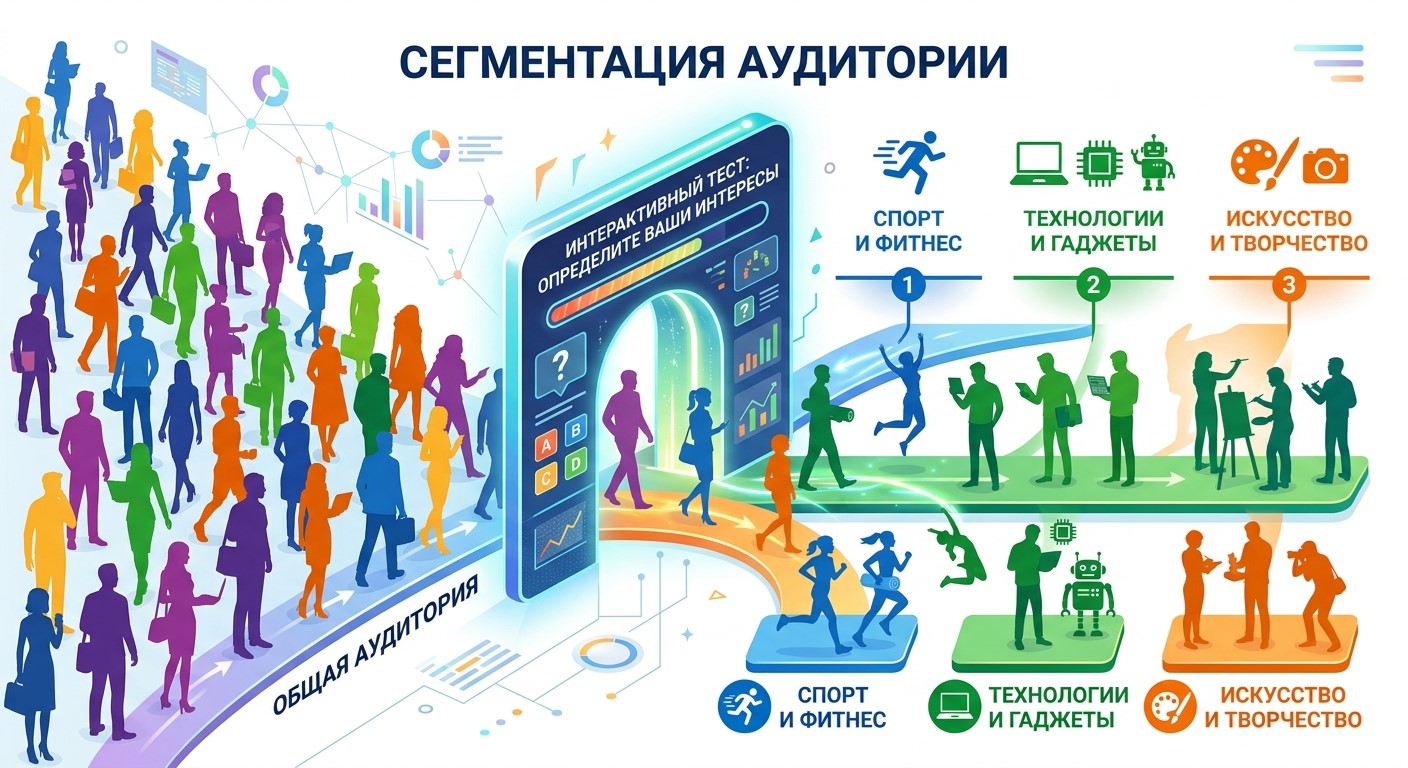 Схема региональной адаптации квиза для продвижения сайта