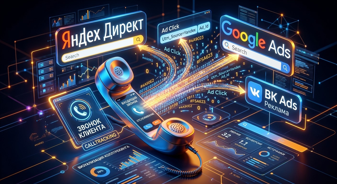 Схема работы коллтрекинга