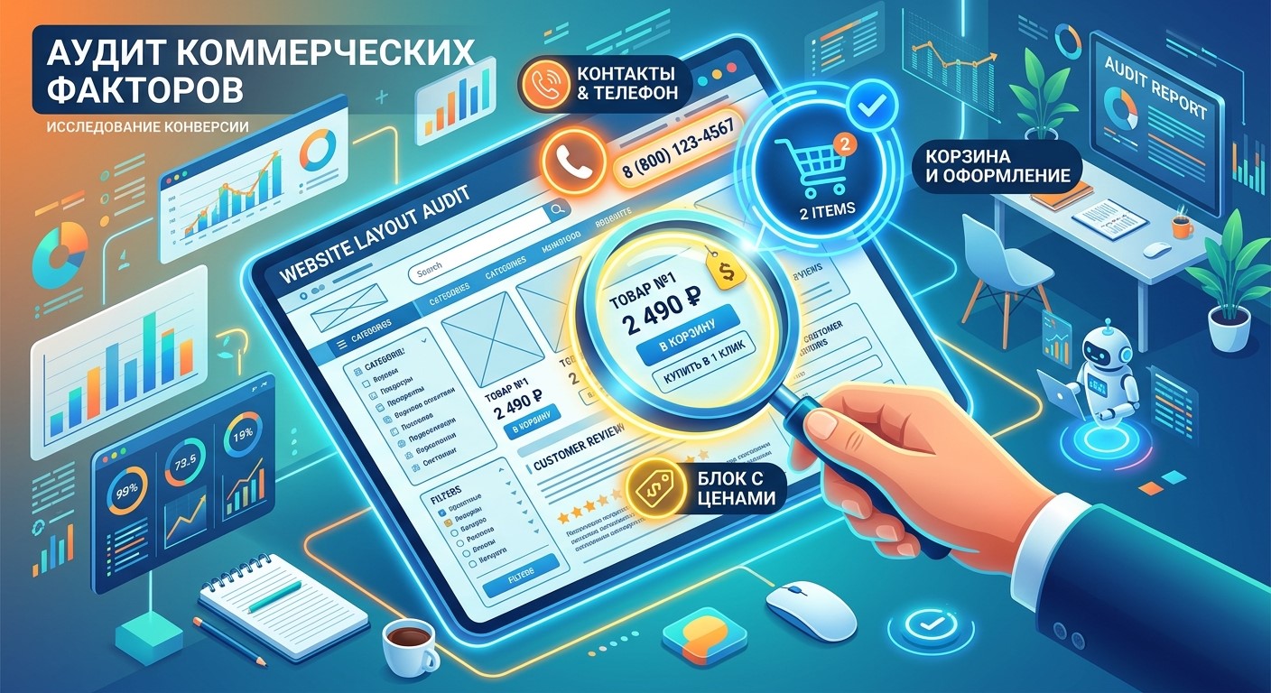 Базовые элементы коммерческой проверки сайта
