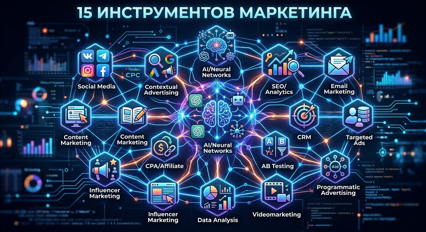 15 инструментов маркетинга для роста посещаемости сайта