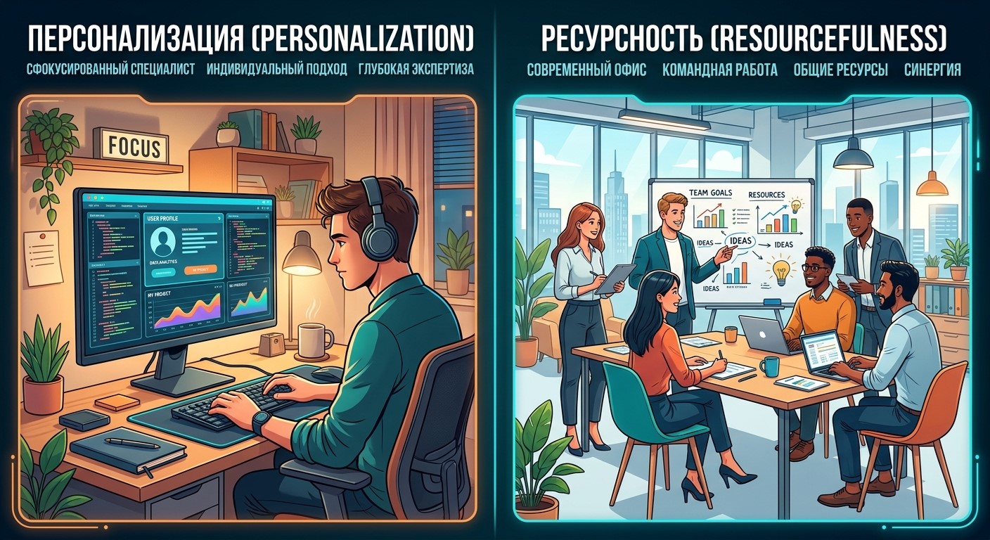 Индивидуальный подход специалиста и командные ресурсы агентства