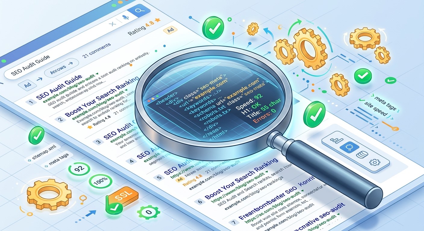 SEO-аудит сайта и диагностика для роста трафика